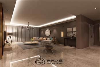 銀川綠地海珀蘭軒210㎡復式裝修效果圖|現(xiàn)代輕奢風格