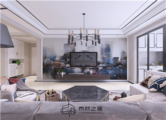 銀川綠地城海珀蘭軒127㎡裝修效果圖|現(xiàn)代簡約風(fēng)格