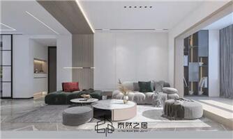 銀川寶湖花園135㎡裝修效果圖|現(xiàn)代極簡風(fēng)格