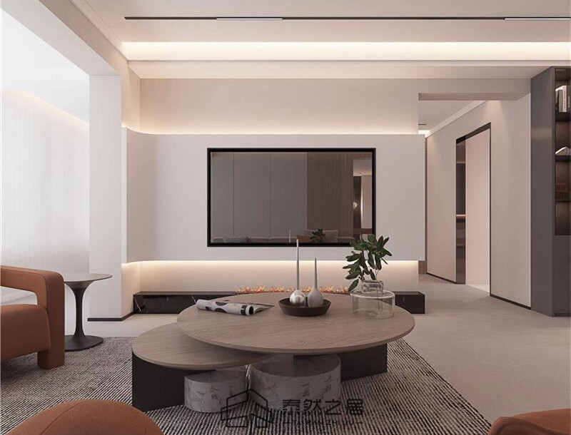 銀川華遠旭輝江南賦143㎡裝修效果圖|現(xiàn)代奶油輕奢風(fēng)格
